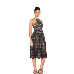 Elliat Lace Midi Dress